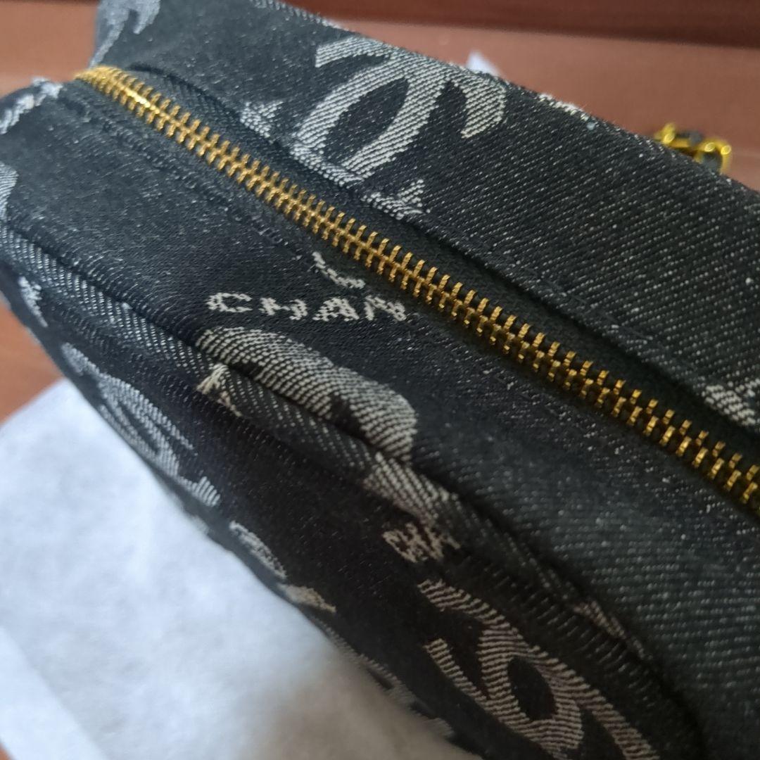 新品•未使用　CHANELノベルティ デニム ショルダーバッグ