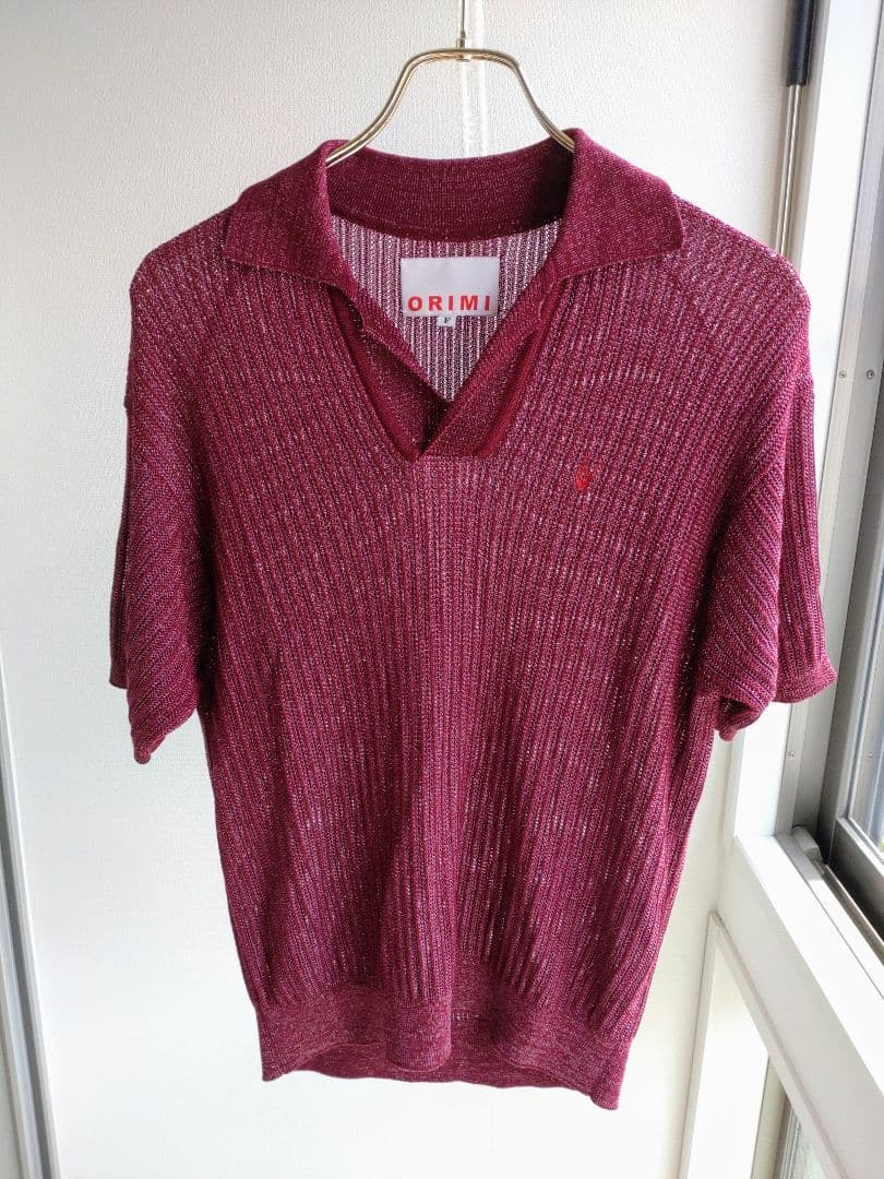 【超美品】ORIMI 半袖ポロシャツ