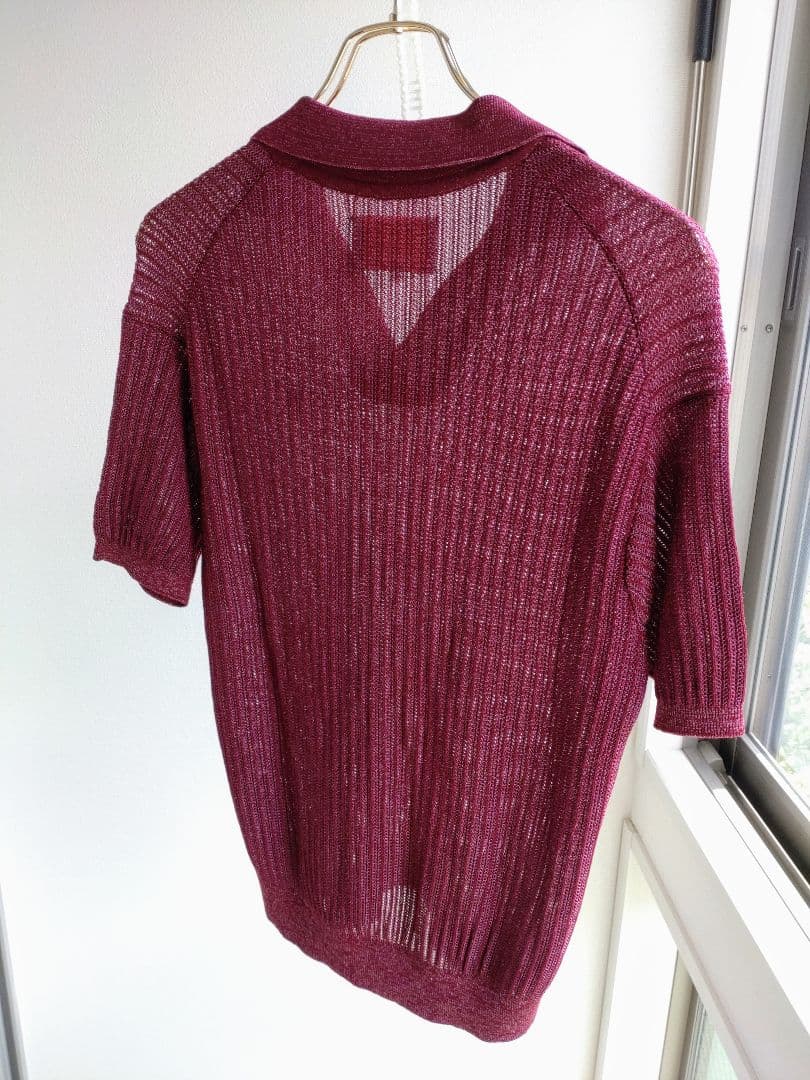 【超美品】ORIMI 半袖ポロシャツ