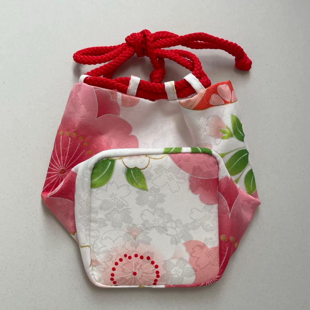 【美品】七五三　着物 3歳 被布 セット　花ひめ