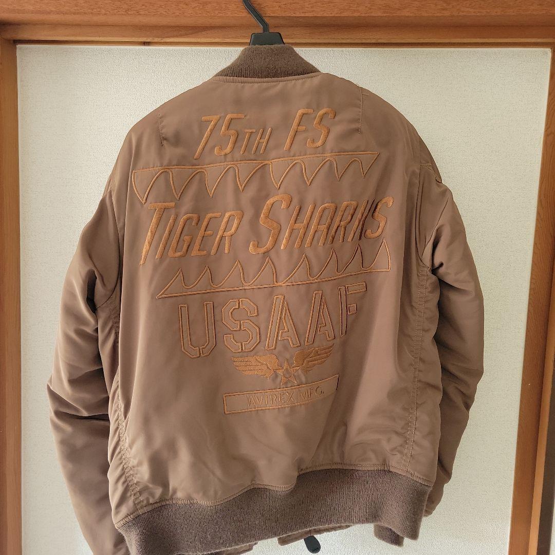 AVIREX MA-1 フライトジャケット カーキ色