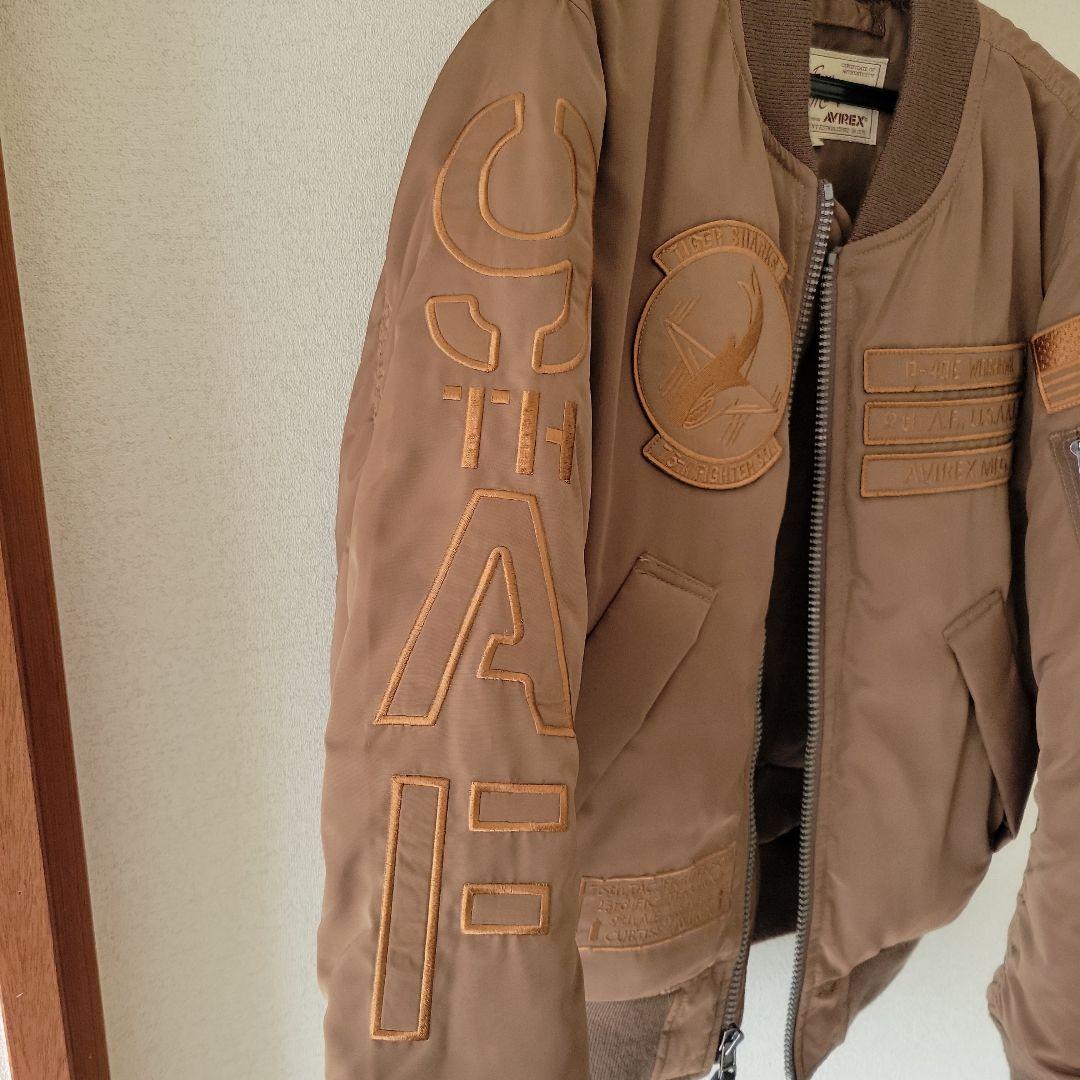 AVIREX MA-1 フライトジャケット カーキ色