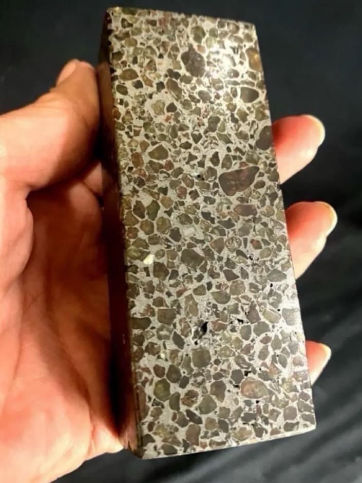 354g セリコ隕石　原石　パラサイト隕石　インゴット