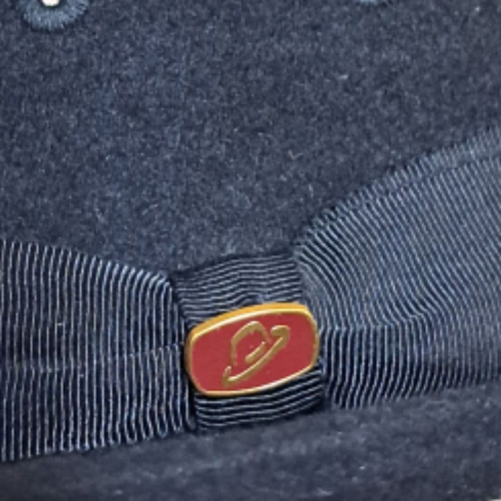 大きなサイズ！　Borsalino アンゴラ　ラビットファー　フェルトハット　黒