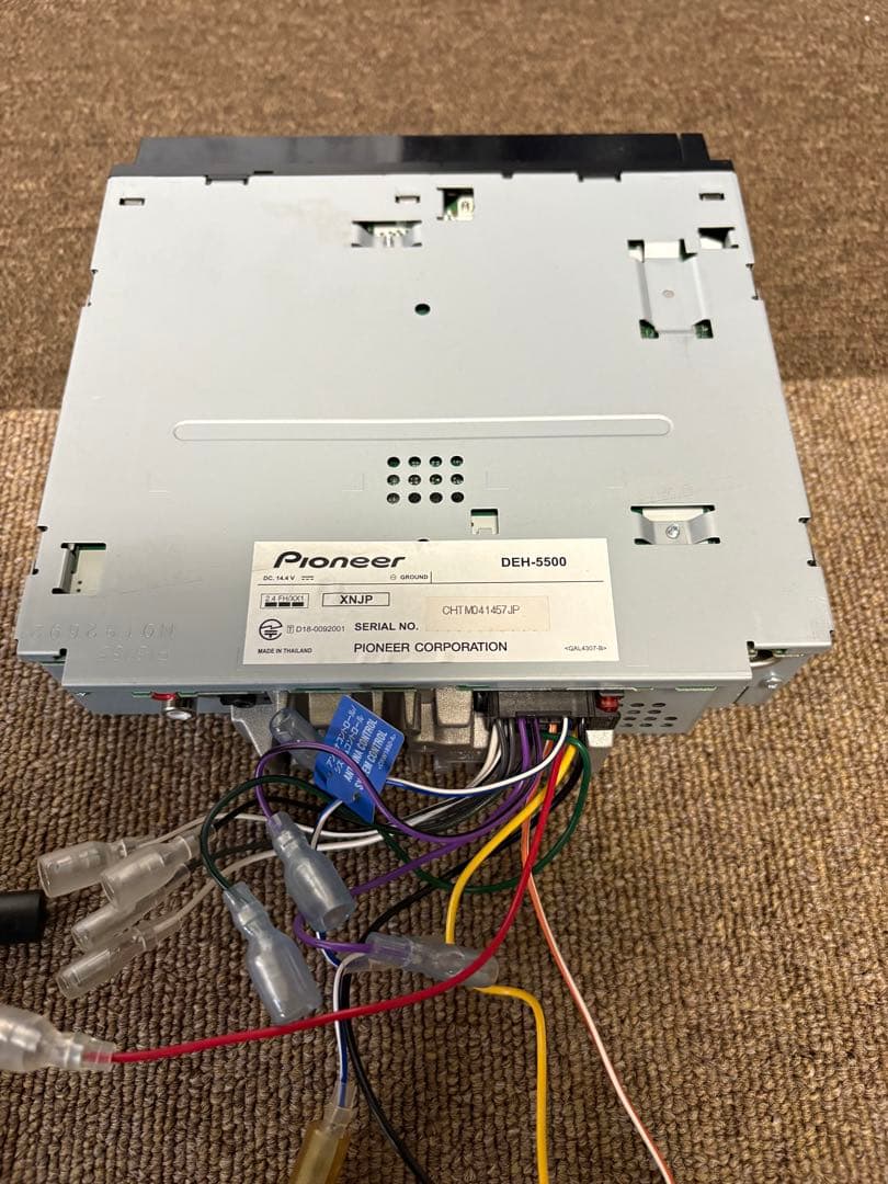 カロッツェリア 1din DEH-5500 Bluetooth スペアナ