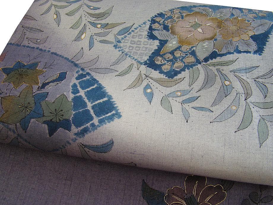 本場縞大島紬・訪問着＆紬袋帯・帯〆・帯揚げセット（正絹）仕立上り＜TT1302＞