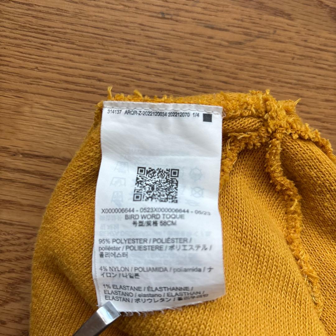 セ　ARC'TERYXニット帽　ビーニー　黄色