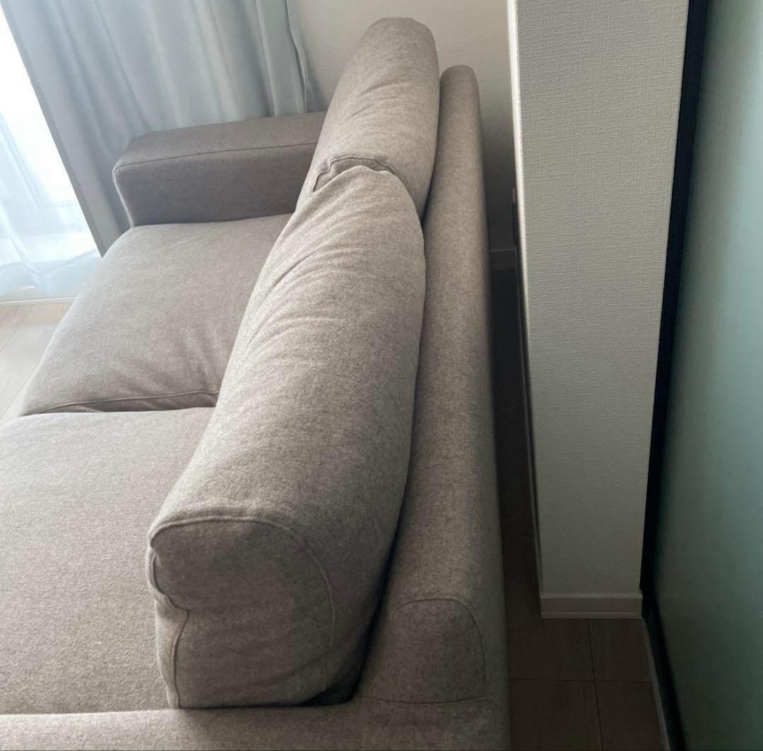 無印良品　ソファ本体　2シーター　フェザーポケットコイル