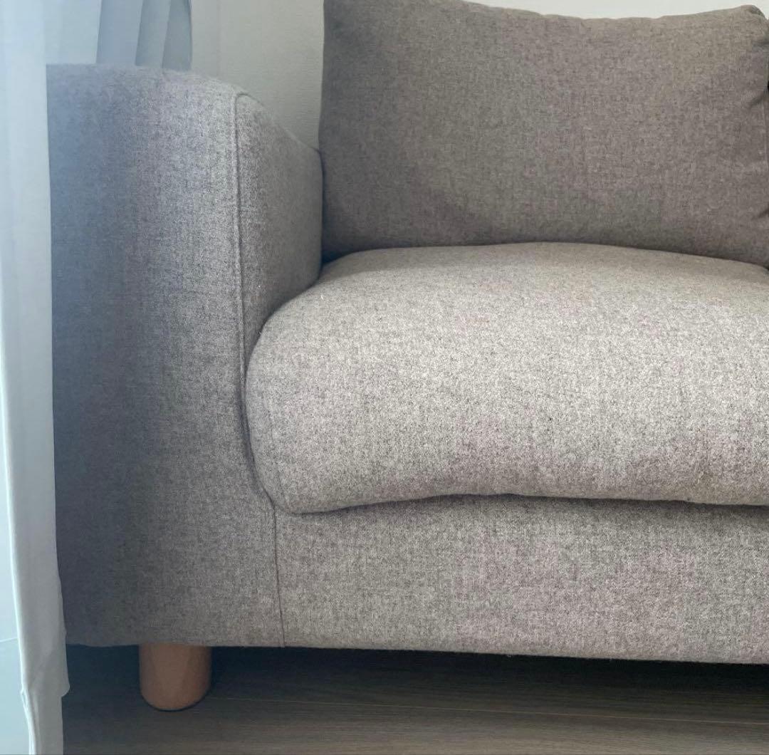 無印良品　ソファ本体　2シーター　フェザーポケットコイル