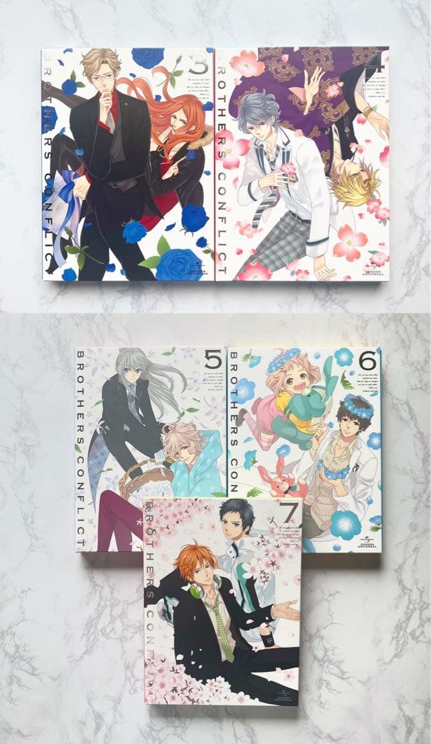 BROTHERS CONFLICT ブラコン 初回限定版 DVD 1~7巻