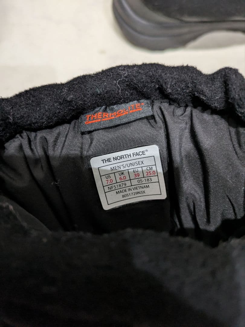 THE NORTH FACE ヌプシブーティブラック