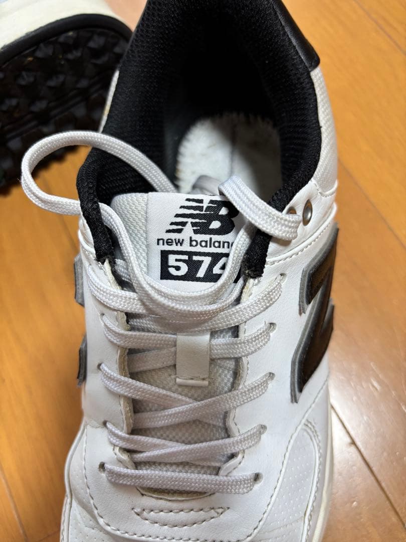 New Balance ゴルフシューズ ホワイト/ブラック574