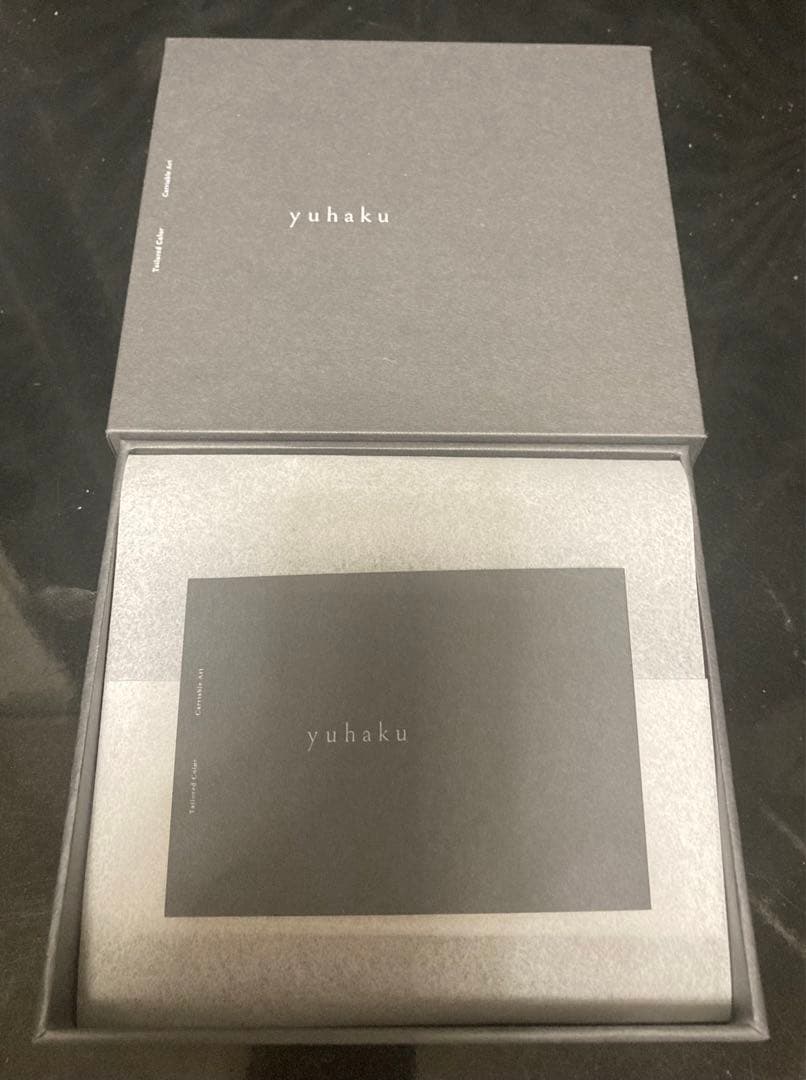 薄型2つ折り財布 Evo ブルー コンパクトウォレット ◆ YUHAKU ユハク