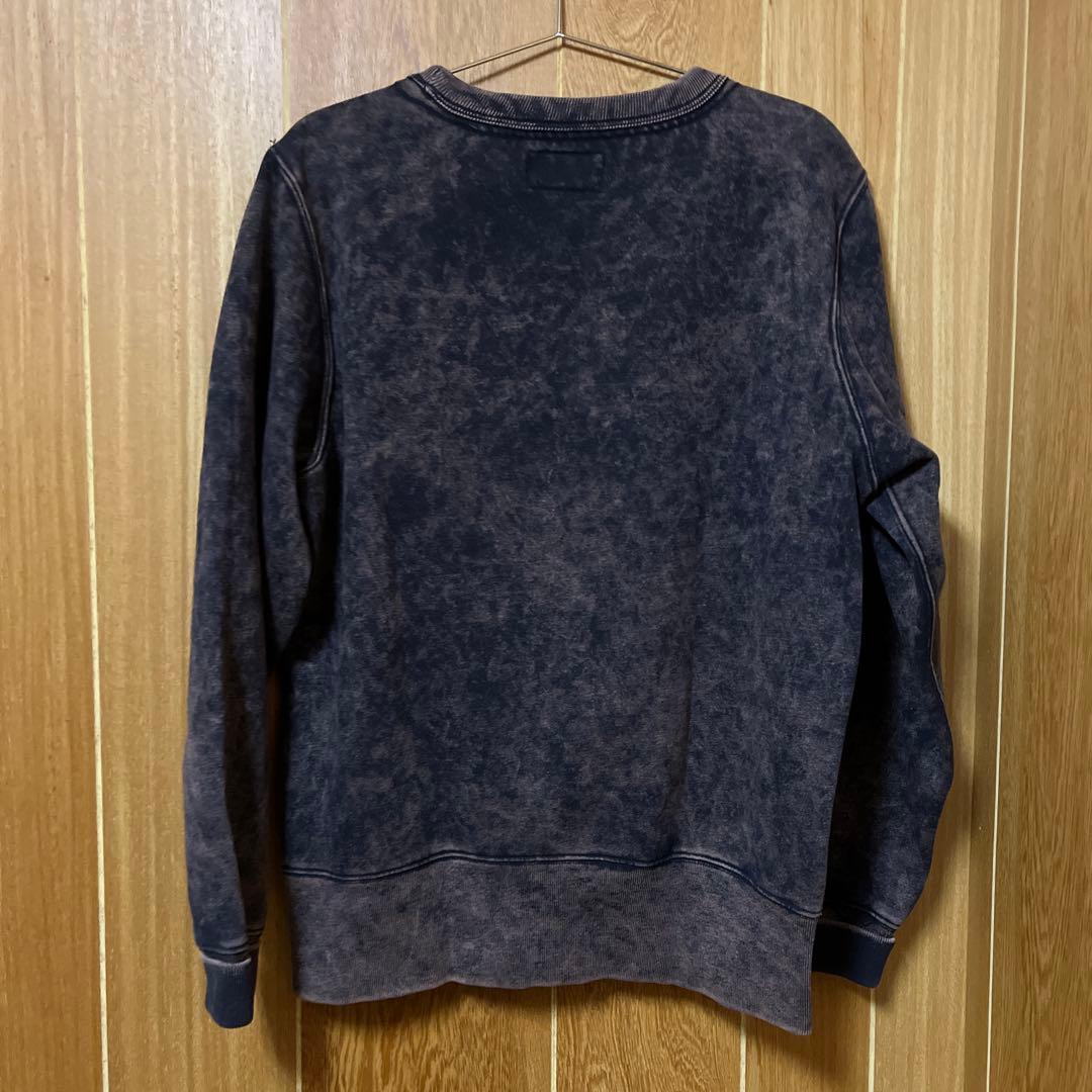 DOUBLE RL ブラウン×ネイビー　スウェット Lサイズ　USA限定