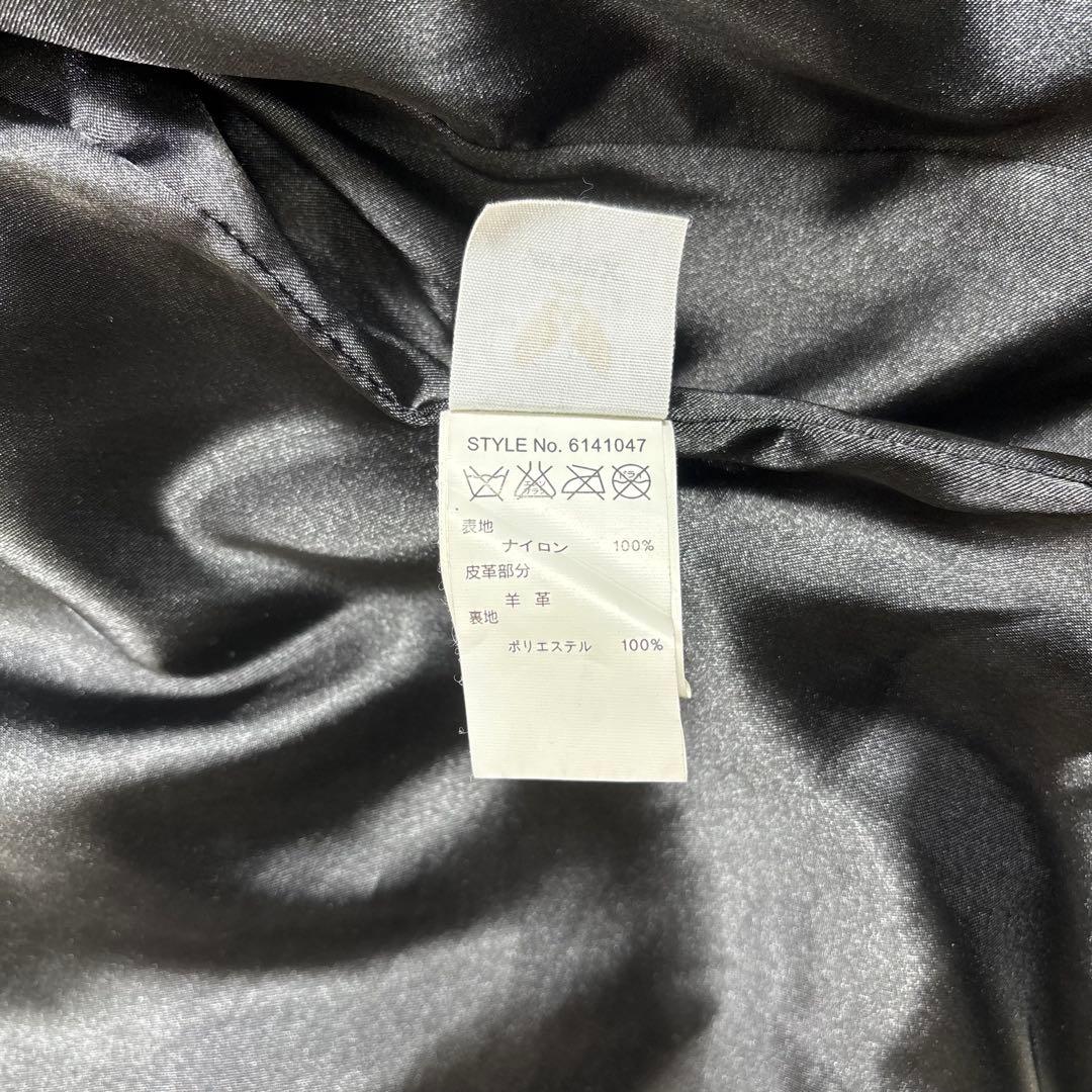 アビレックス レザー切替 フーディ MA-1 ジャケット XL 羊革 ミリタリー