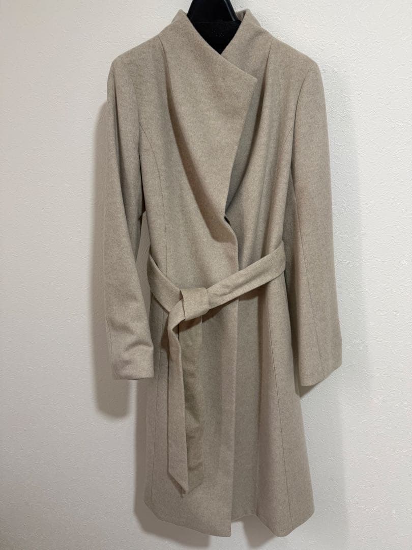 【未使用】UNTITLED アンタイトル ロングコート ベージュ