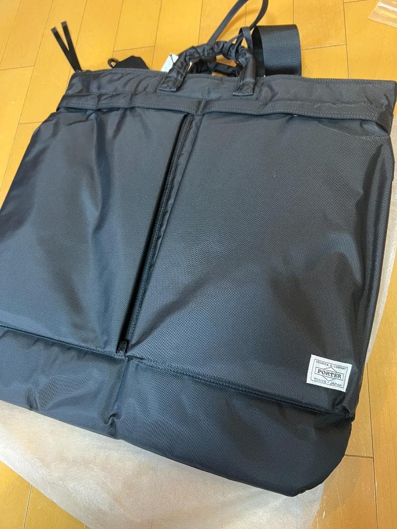 【PORTER × HYKE】ヘルメットバッグ HELMET BAG　ブラック