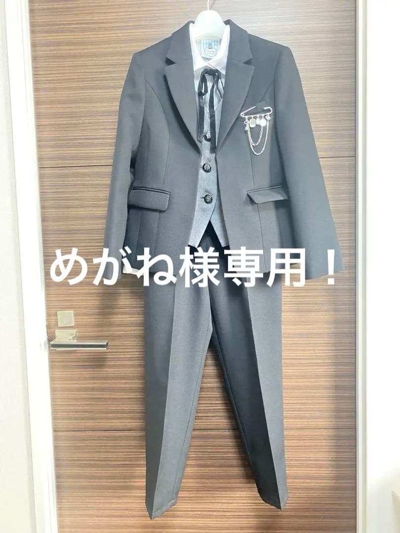 卒業式　女の子Candy 150cm ブラックスーツ 3点セット