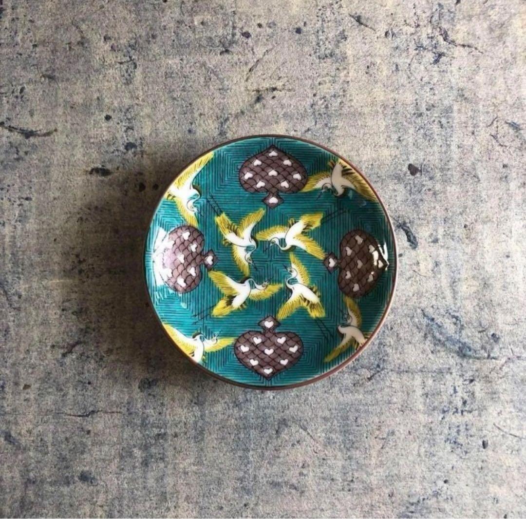 はくとんママ 美濃焼　錆かいらぎリム6.5寸深皿