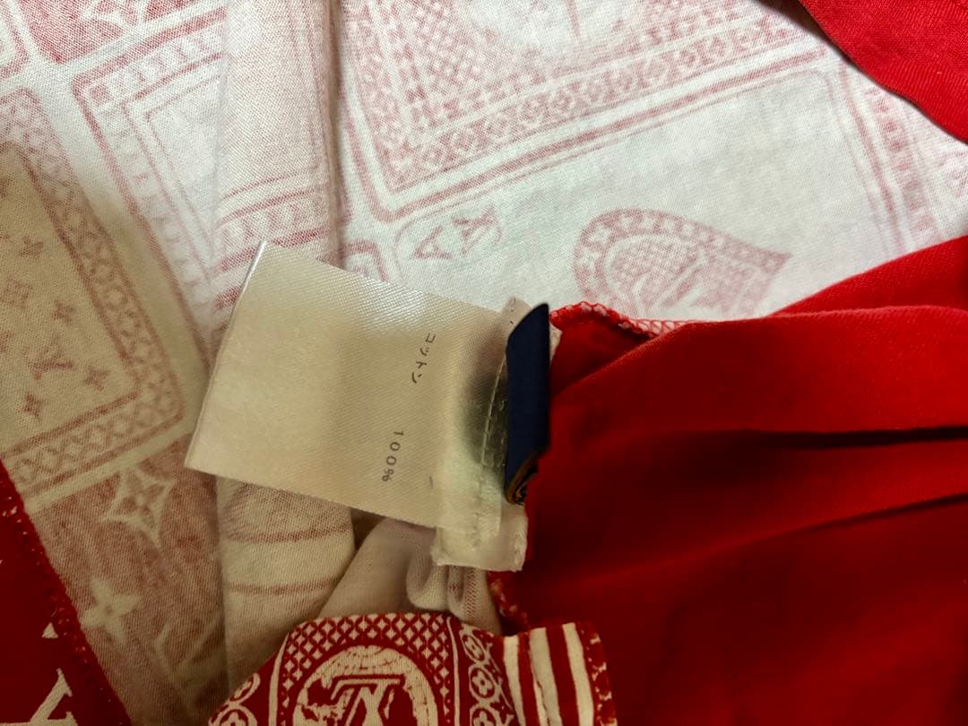 ルイヴィトン バックトランプ総柄Tシャツ