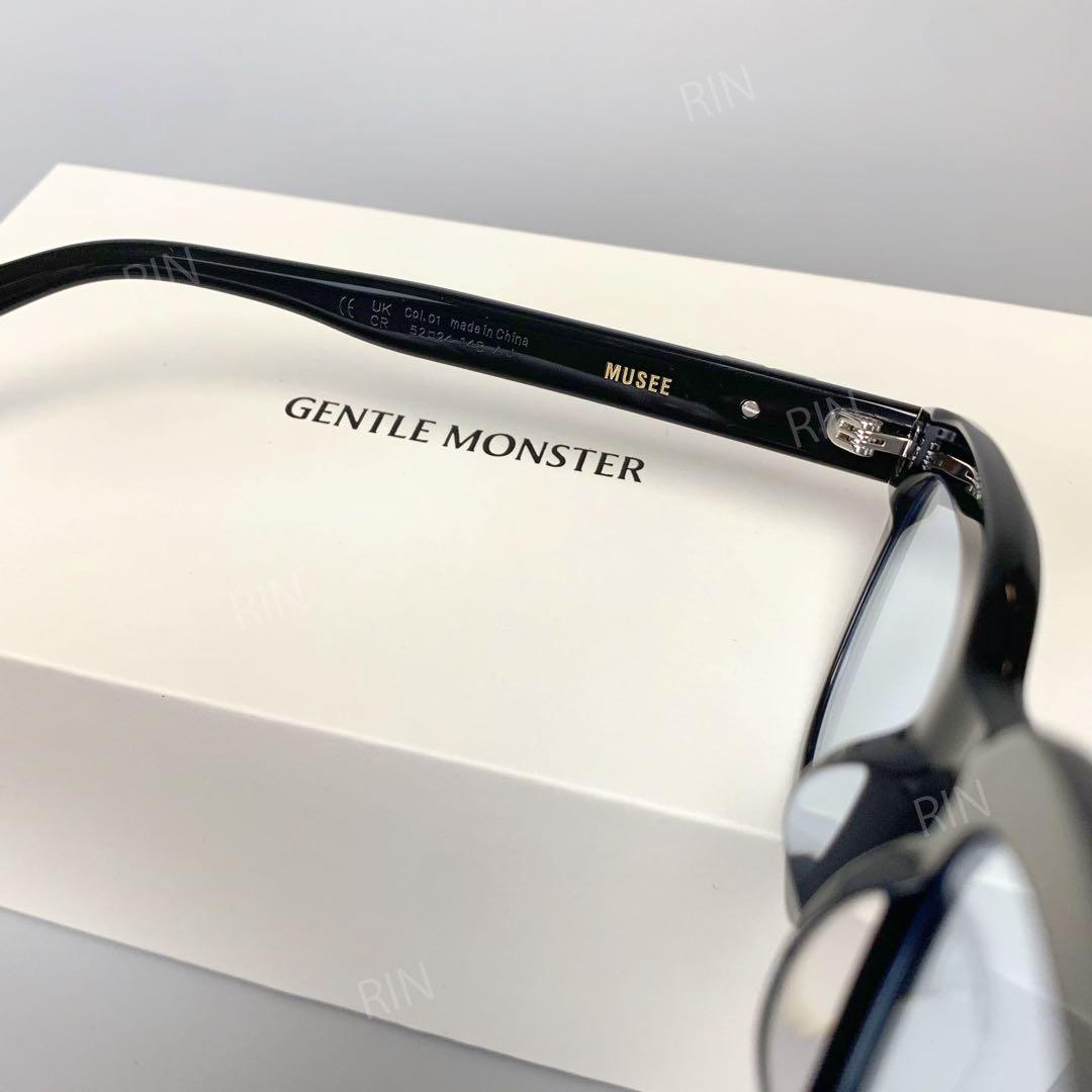 GENTLE MONSTER ブラック スクエア サングラス musee