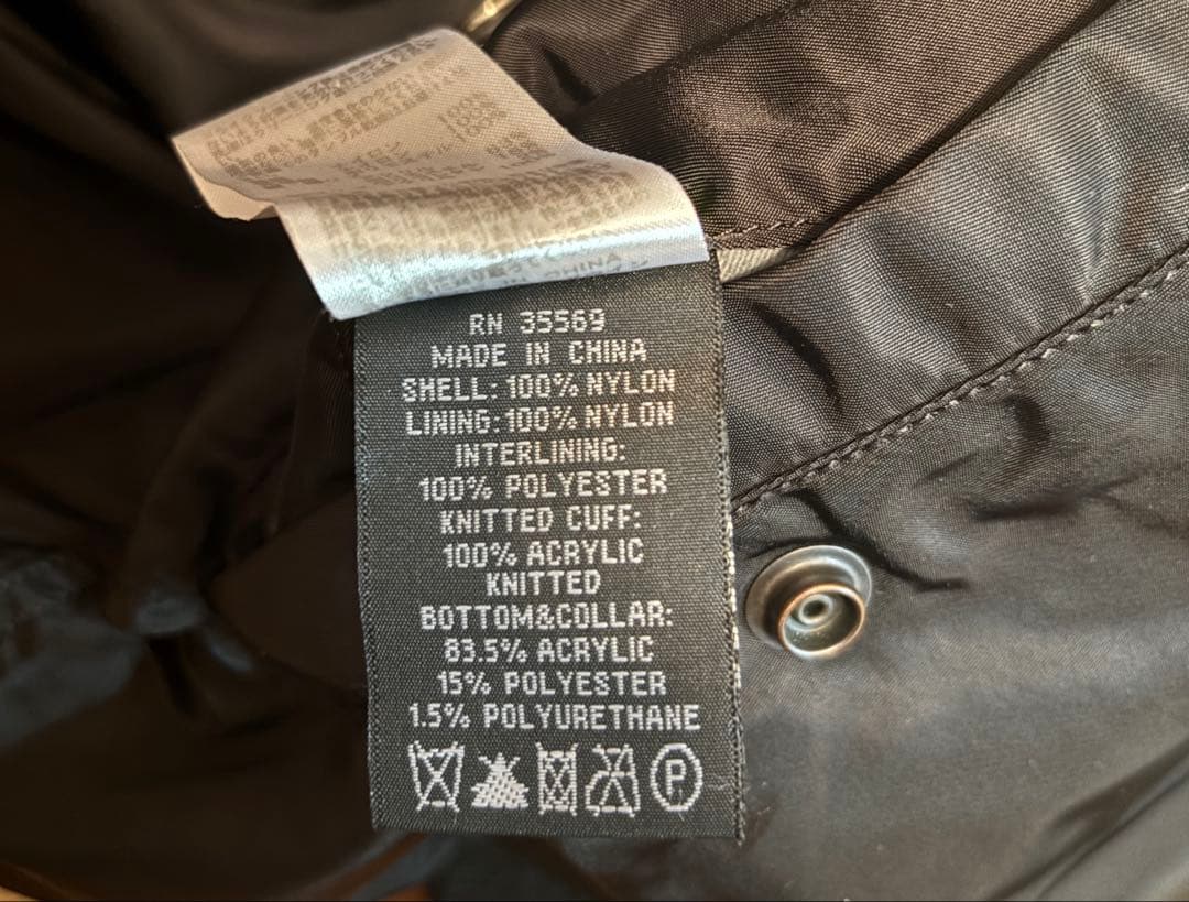 alpha industries MA-1 オレンジ裏地　サイズM