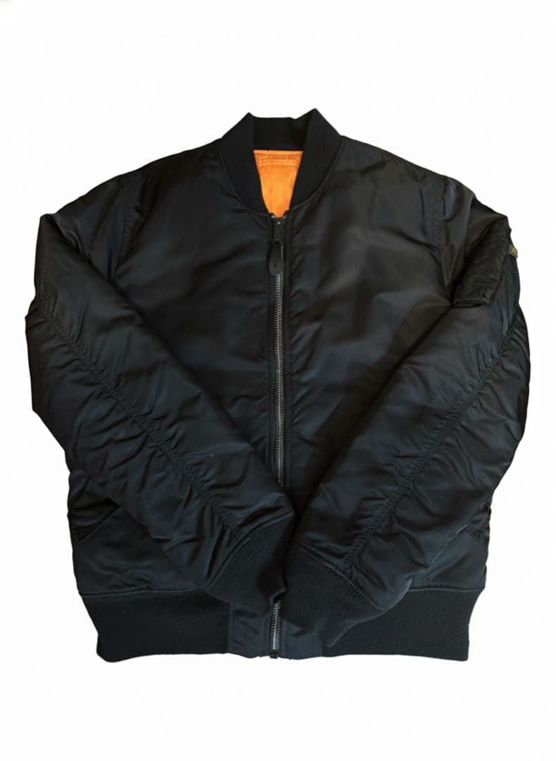 alpha industries MA-1 オレンジ裏地　サイズM