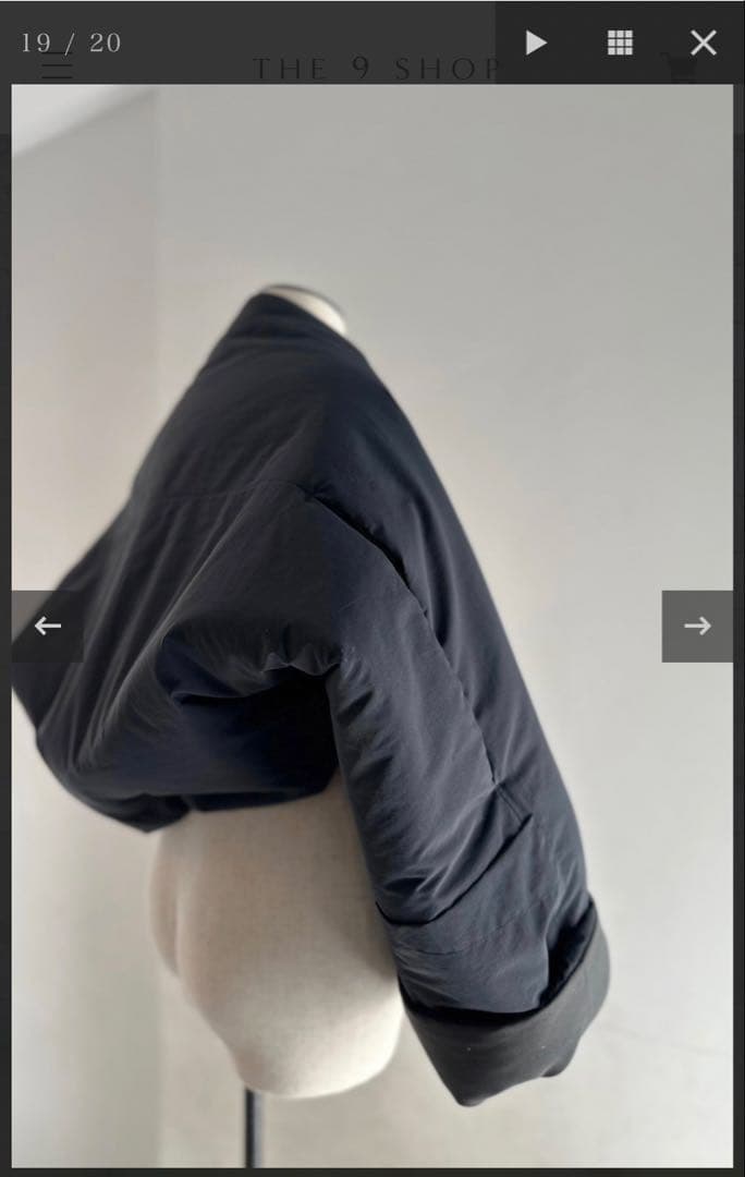 【新品未使用】The 9 SHOP Wrap me!ネイビーポンチョ