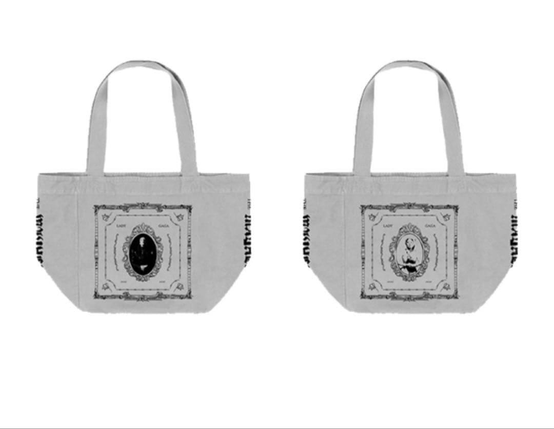 いちご様　トートバック　グレー