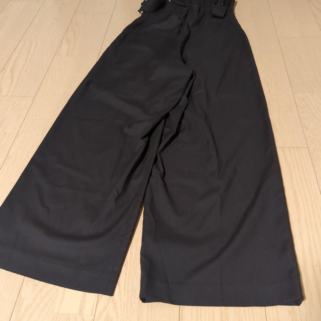 Ameri　MEDI CORD SUSPENDER WIDE PANTS