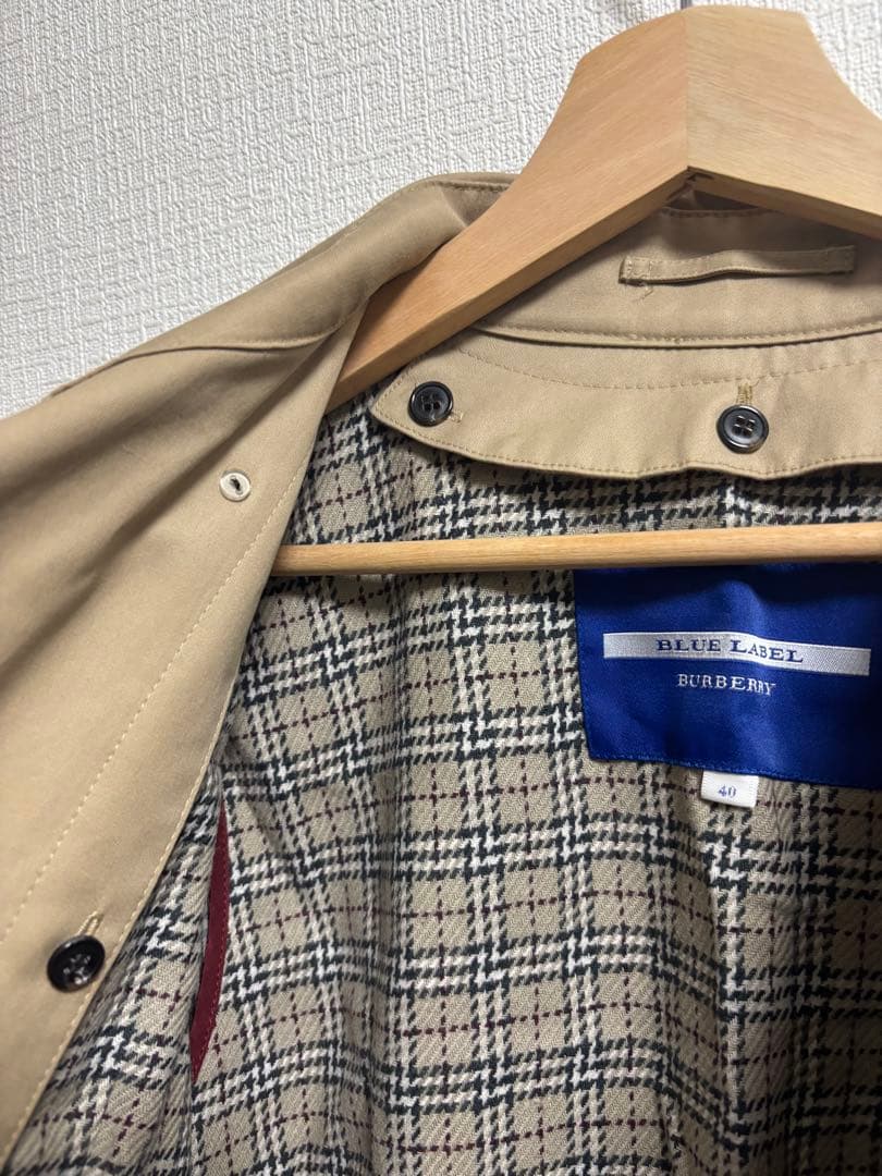 BURBERRY BLUELABEL トレンチコート ベージュ 40 レディース
