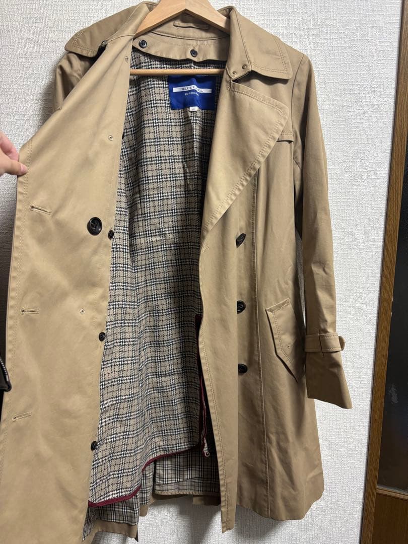 BURBERRY BLUELABEL トレンチコート ベージュ 40 レディース