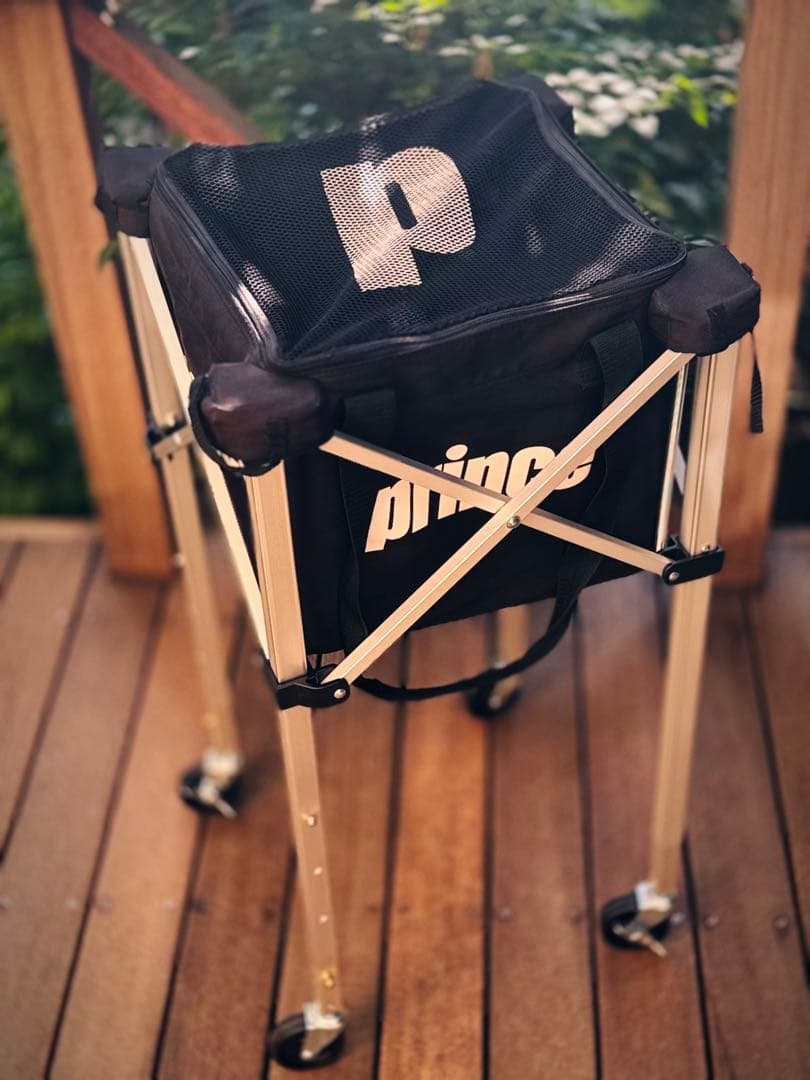 PRINCE プリンス テニスボールバスケット&キャスター PL065