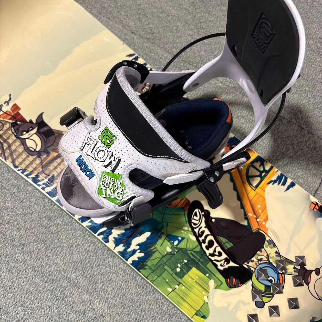 子供用スノーボード110cm バインディング付き