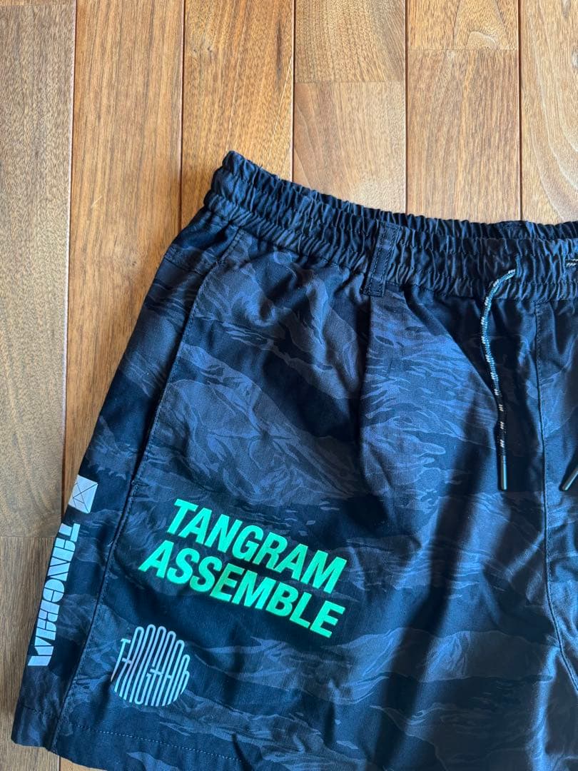 TANGRAM タングラム TS CAMO TURF SHORTS BLACK