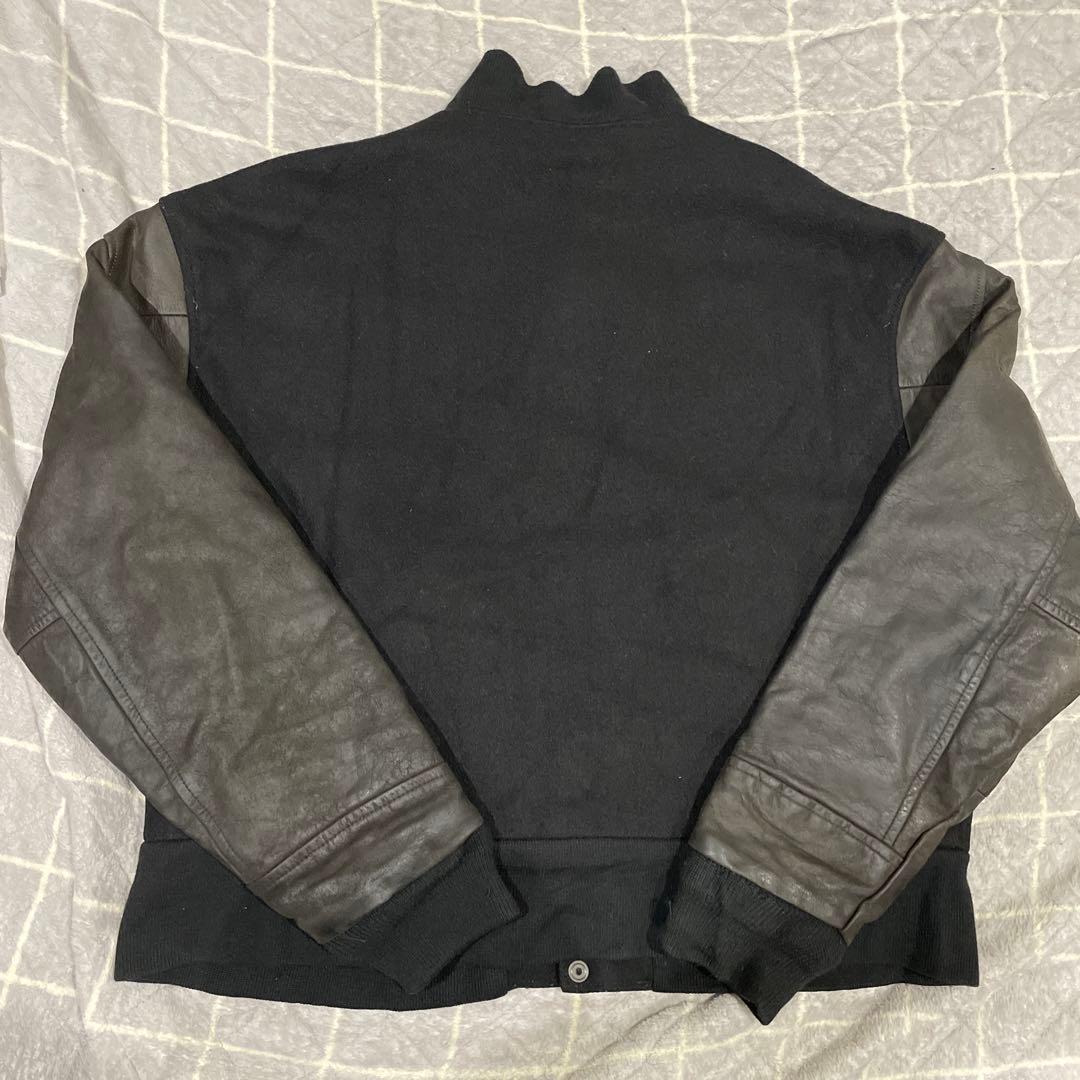 80s REED USA製 レザースリーブ スタジャン ビンテージ L