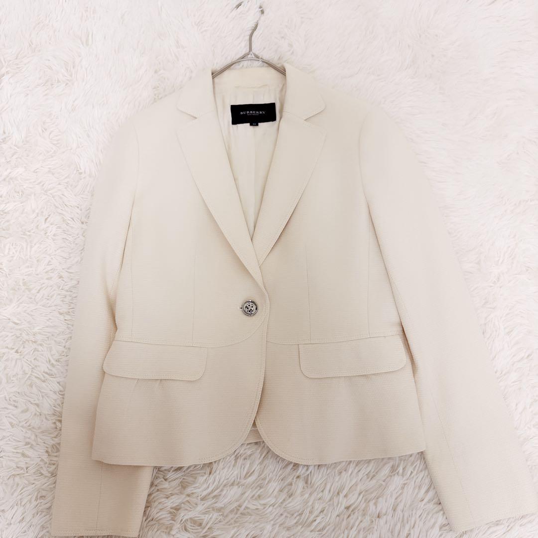 Burberry London オフホワイトジャケット シングル42 XL