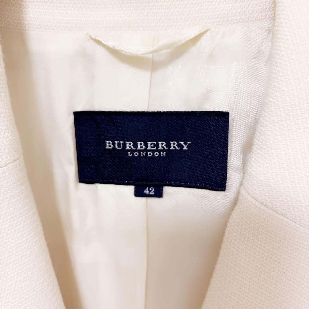 Burberry London オフホワイトジャケット シングル42 XL