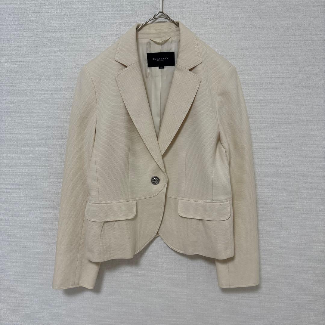 Burberry London オフホワイトジャケット シングル42 XL