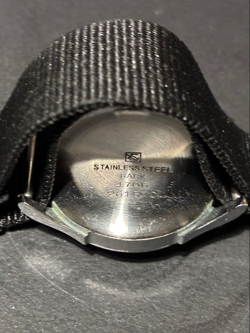 【最終】稼働良品 セイコー 手巻き クロノメーター 黒文字盤 ユニセックス腕時計