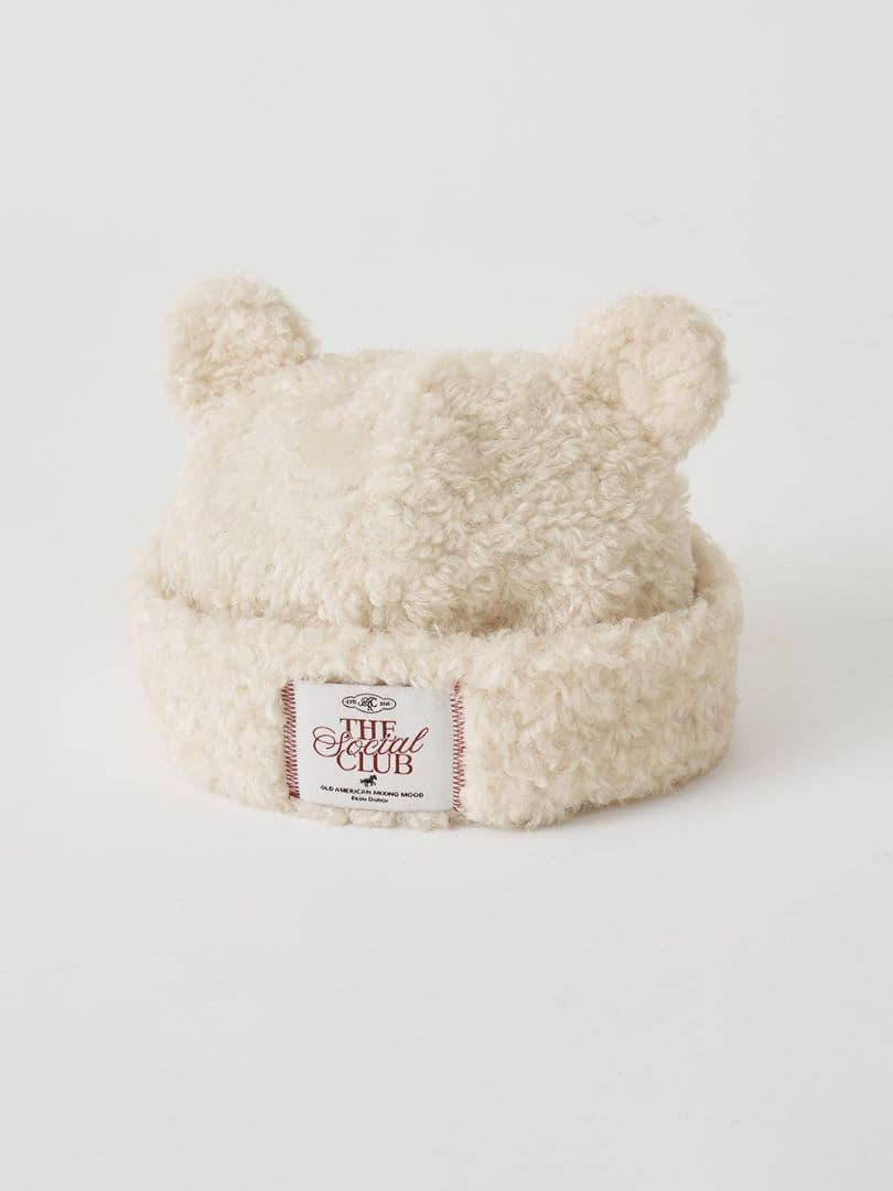 ダーリッチ テディベアハット ホワイト