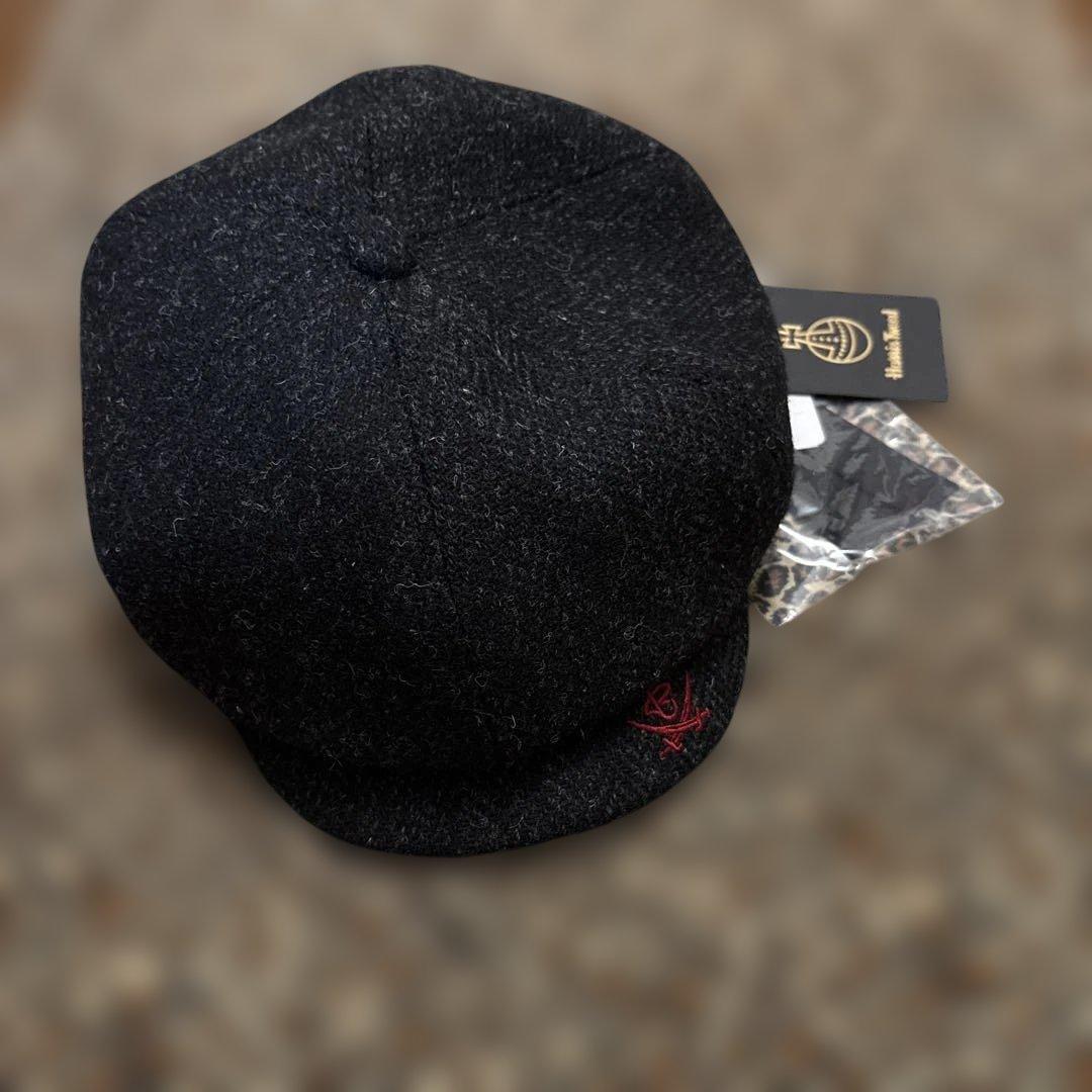 フラットヘッド　R.J.B ハリーツイード　メンズキャスケット