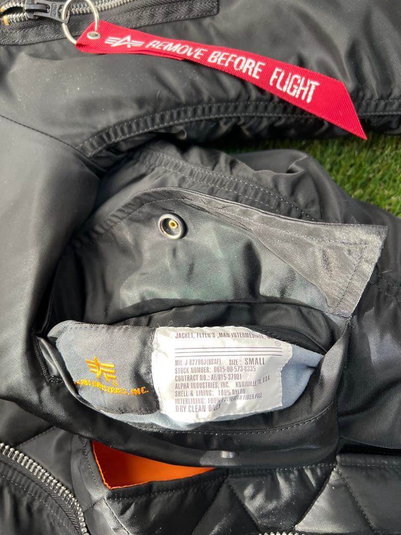 ALPHA MA-1 ブラックフライトジャケット