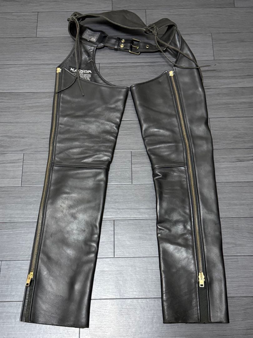 KADOYA カドヤ レザーチャップス パンツ