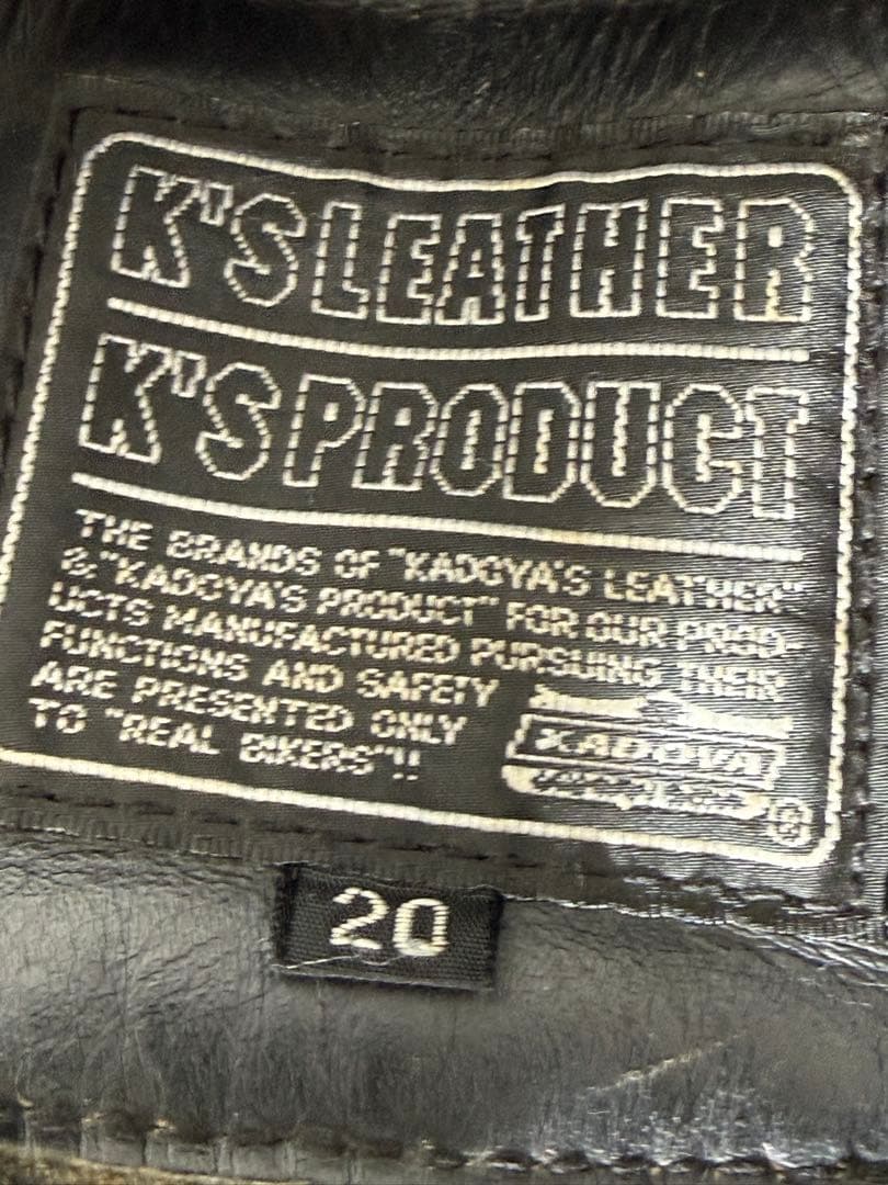 KADOYA カドヤ レザーチャップス パンツ