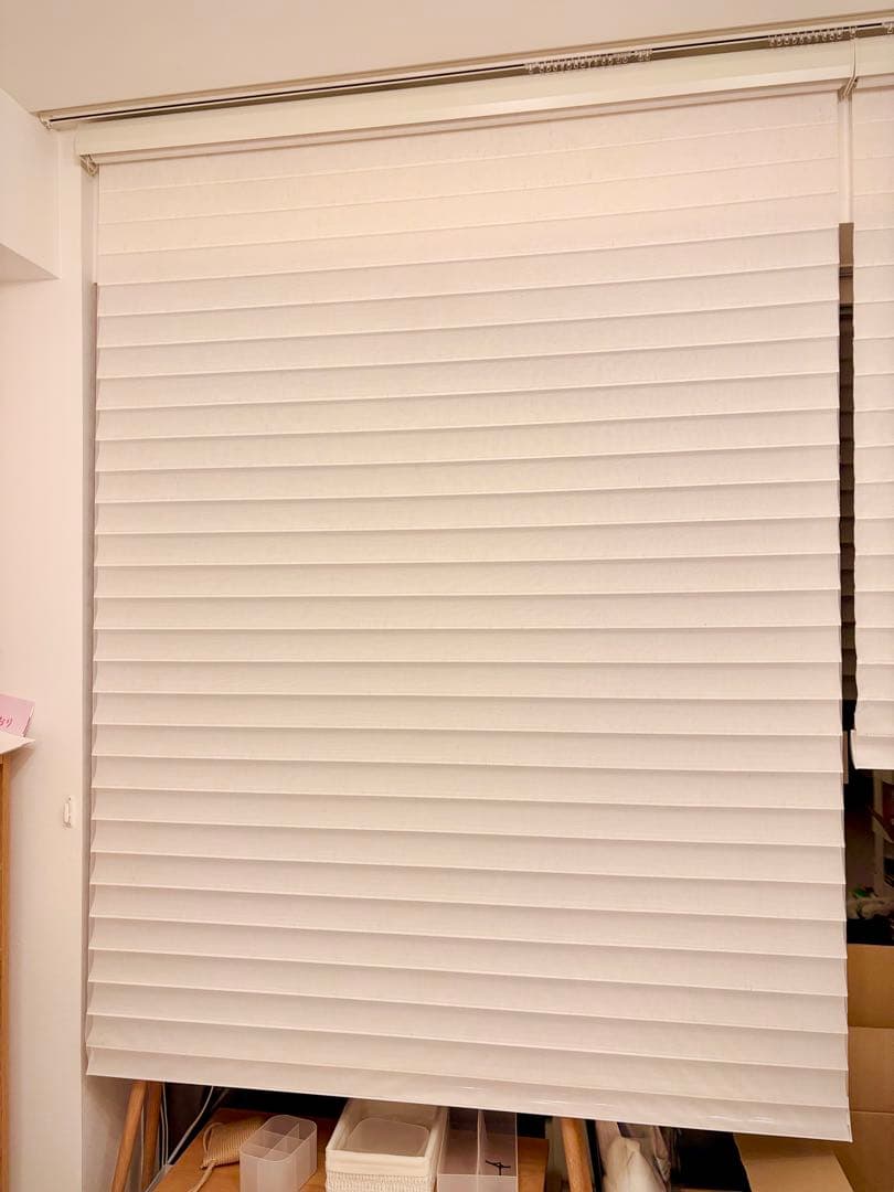 Yoolax 電動調光 スマートロールスクリーン（ベージュ）2個セット