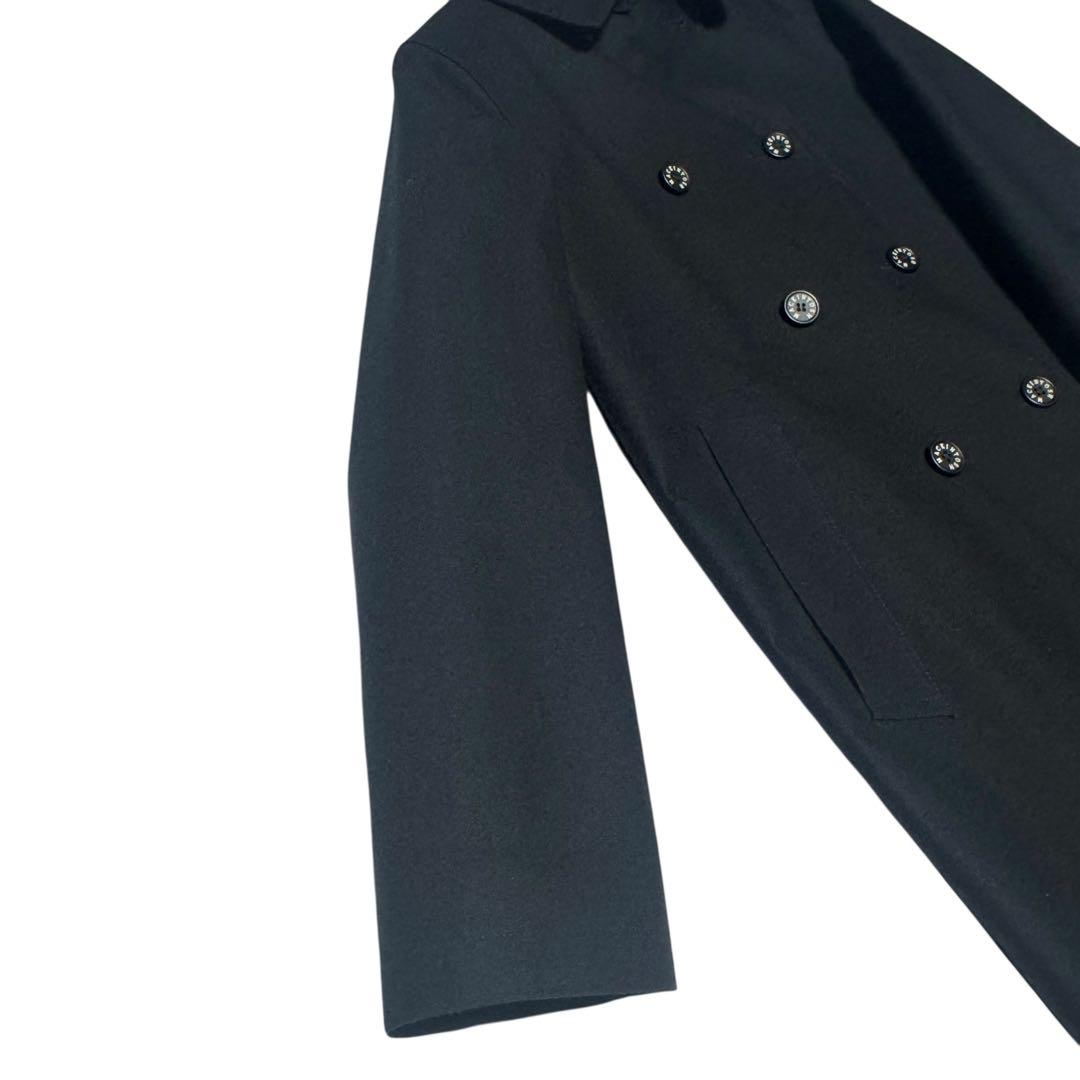 【極美品】MACKINTOSH ゴム引 トレンチコート ブラック 34