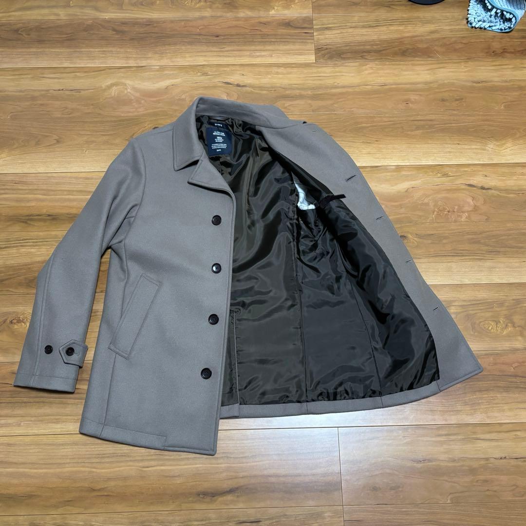 SHIPS ウールコート Mサイズ ベージュ ピーコート