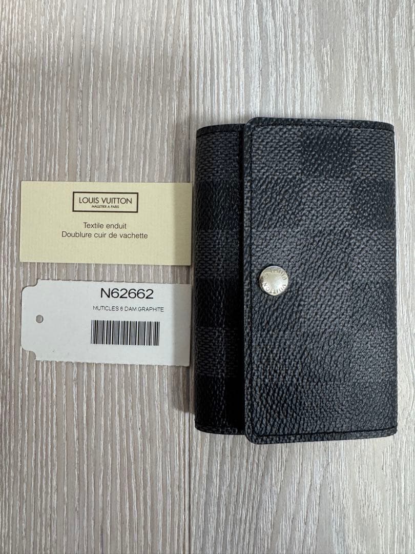 新品未使用　ルイヴィトン　キーケース　ダミエ　グラフィット　ミュルティクレ