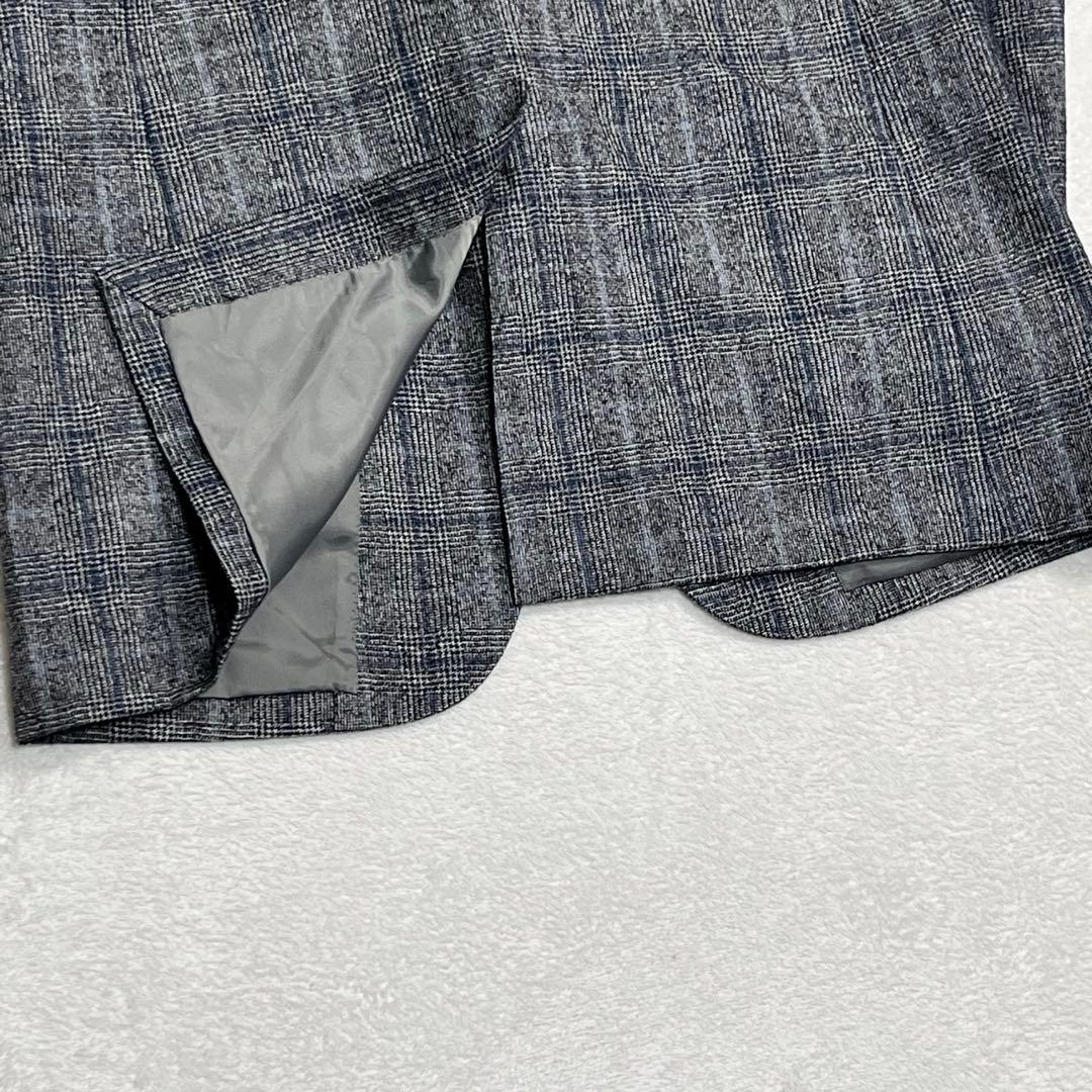 美品『ギルドホール』デルフィノ イタリア生地 グレンチェックセットアップスーツ